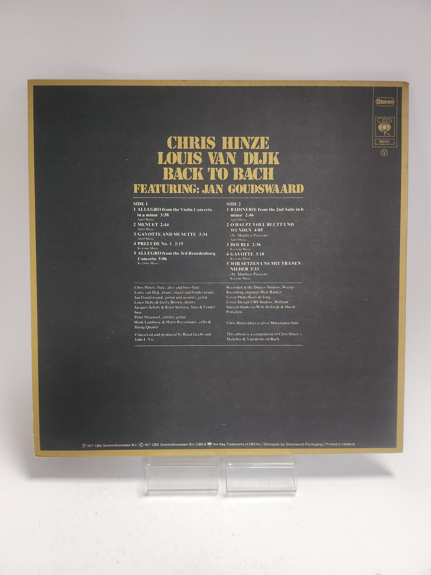 Best of the Bach Recordings LP Vinyl