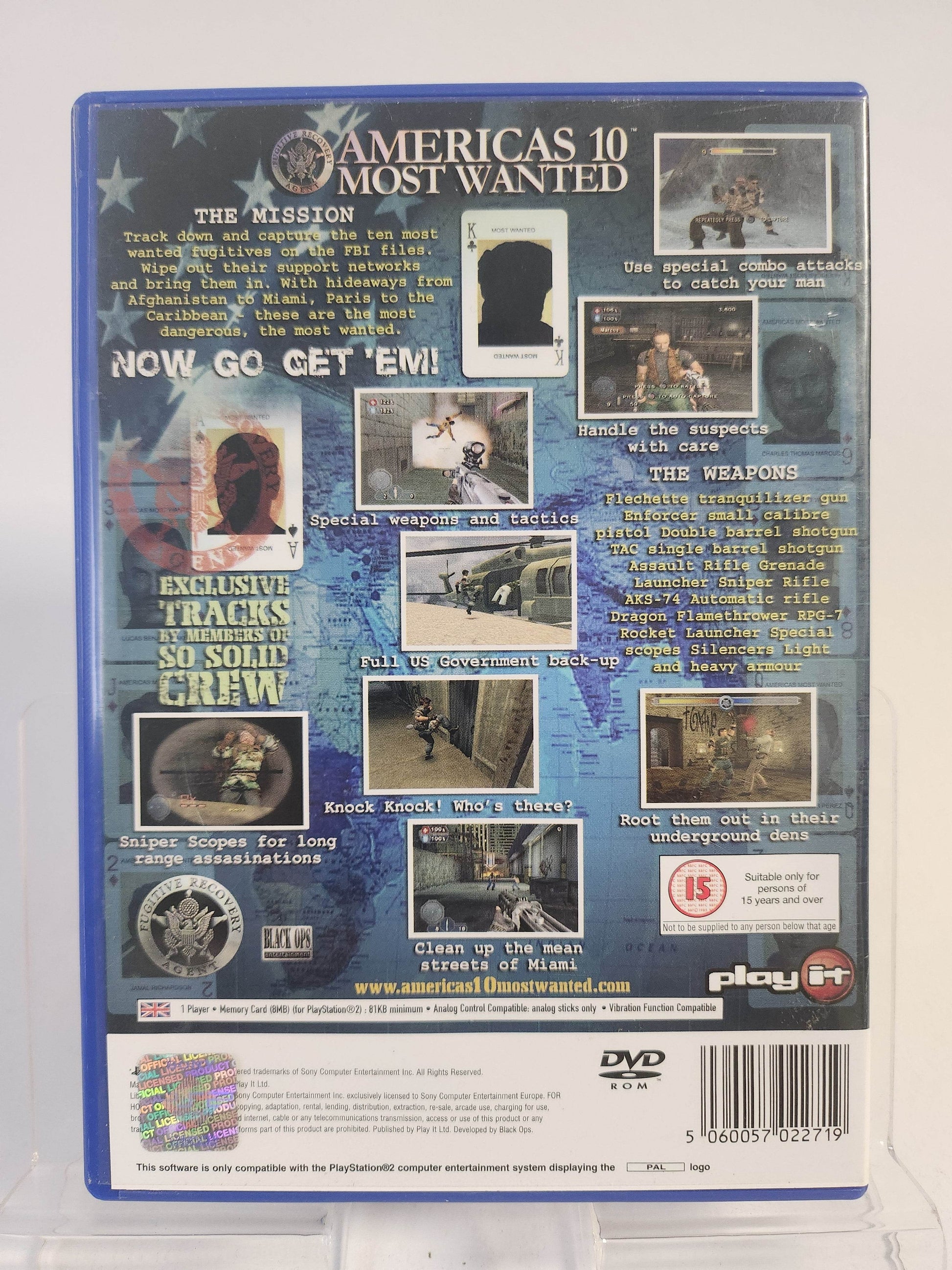America's 10 Most Wanted Playstation 2 - Feniks Gameshop