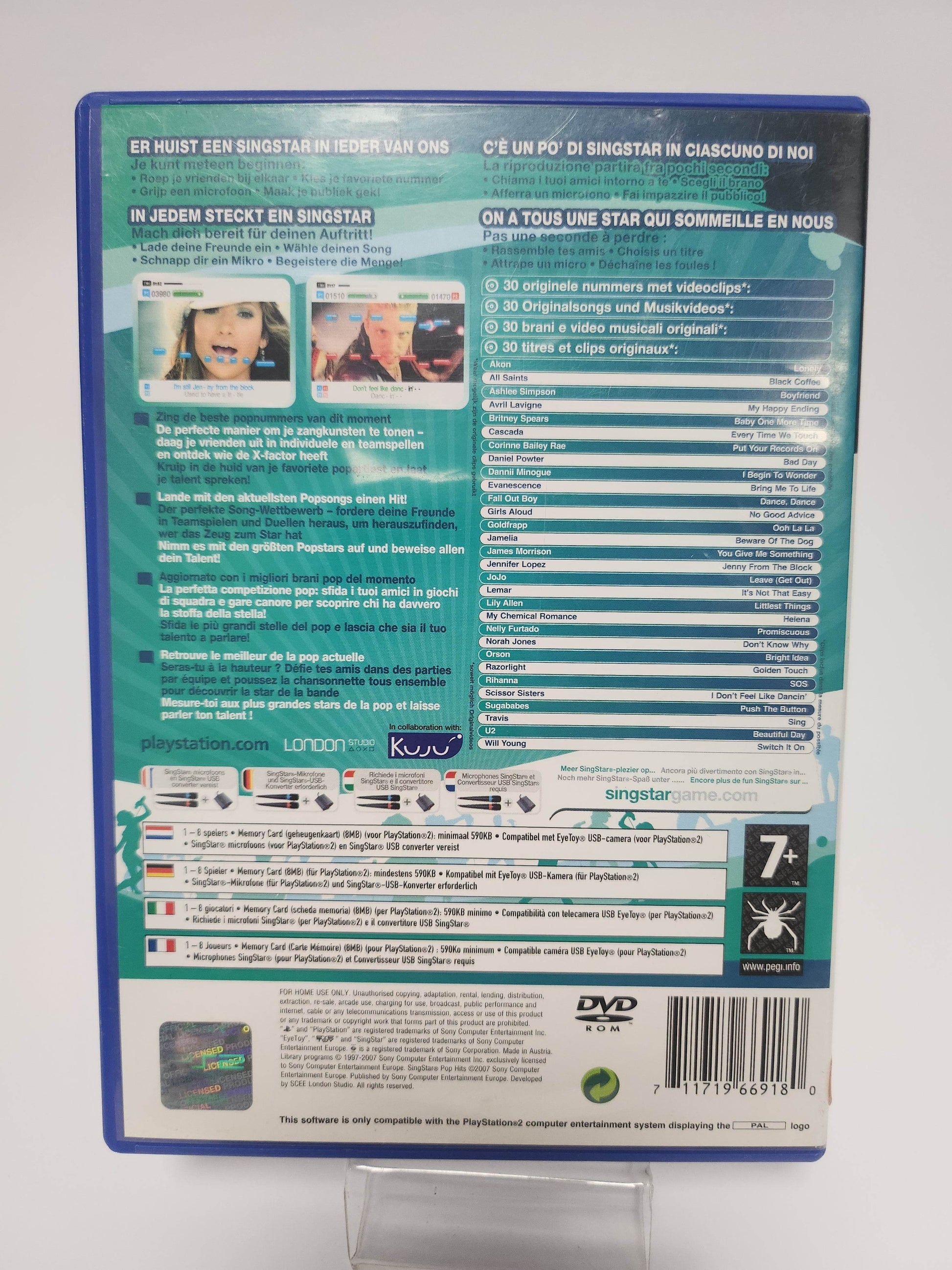 Singstar Pop Hits (No Book) PlayStation 2 - Feniks Gameshop