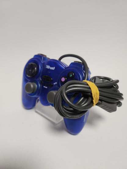 Blauwe Trust Controller Playstation 2