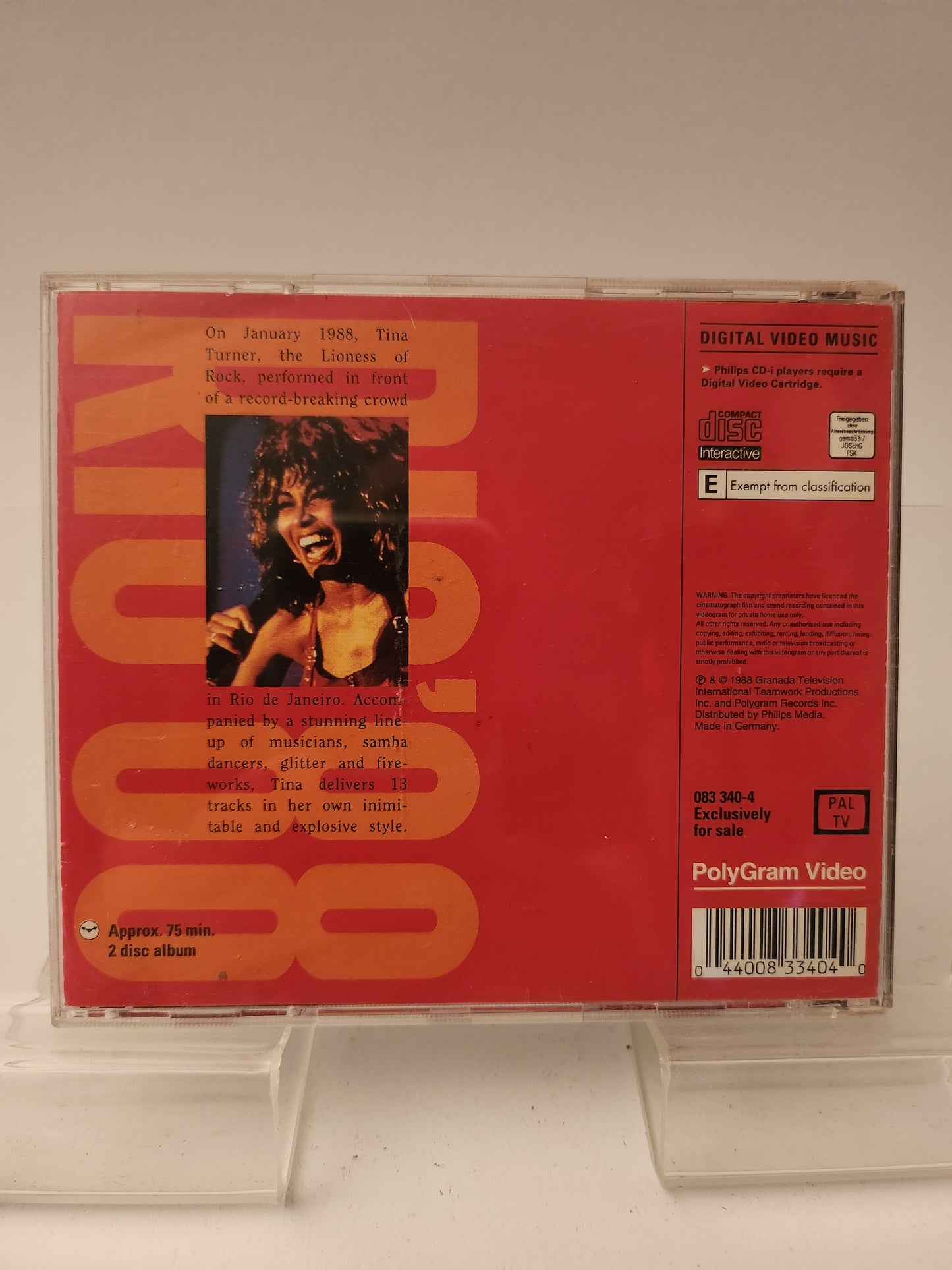 Tina Turner Rio 88 Philips CD-i