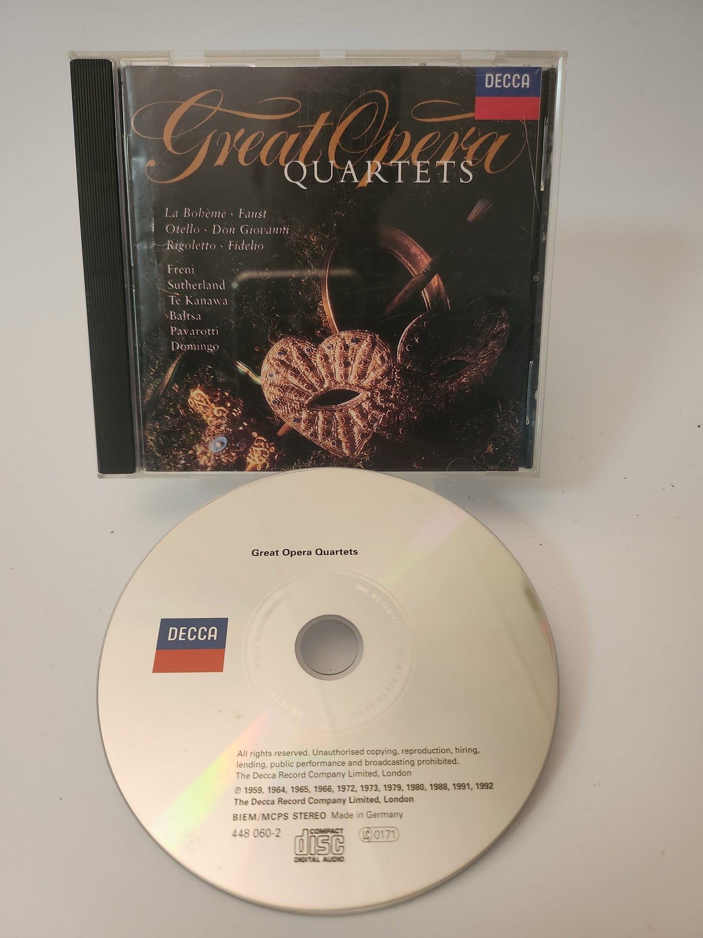 Great Opera Quartets CD