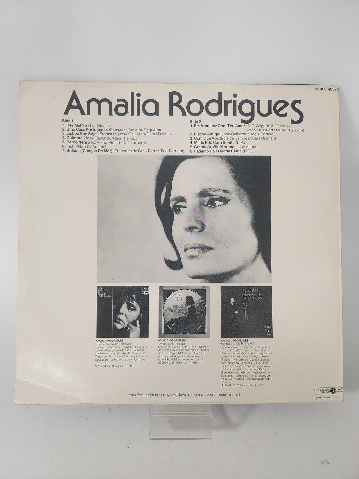 Amalia: Amalia Rodrigues LP Vinyl
