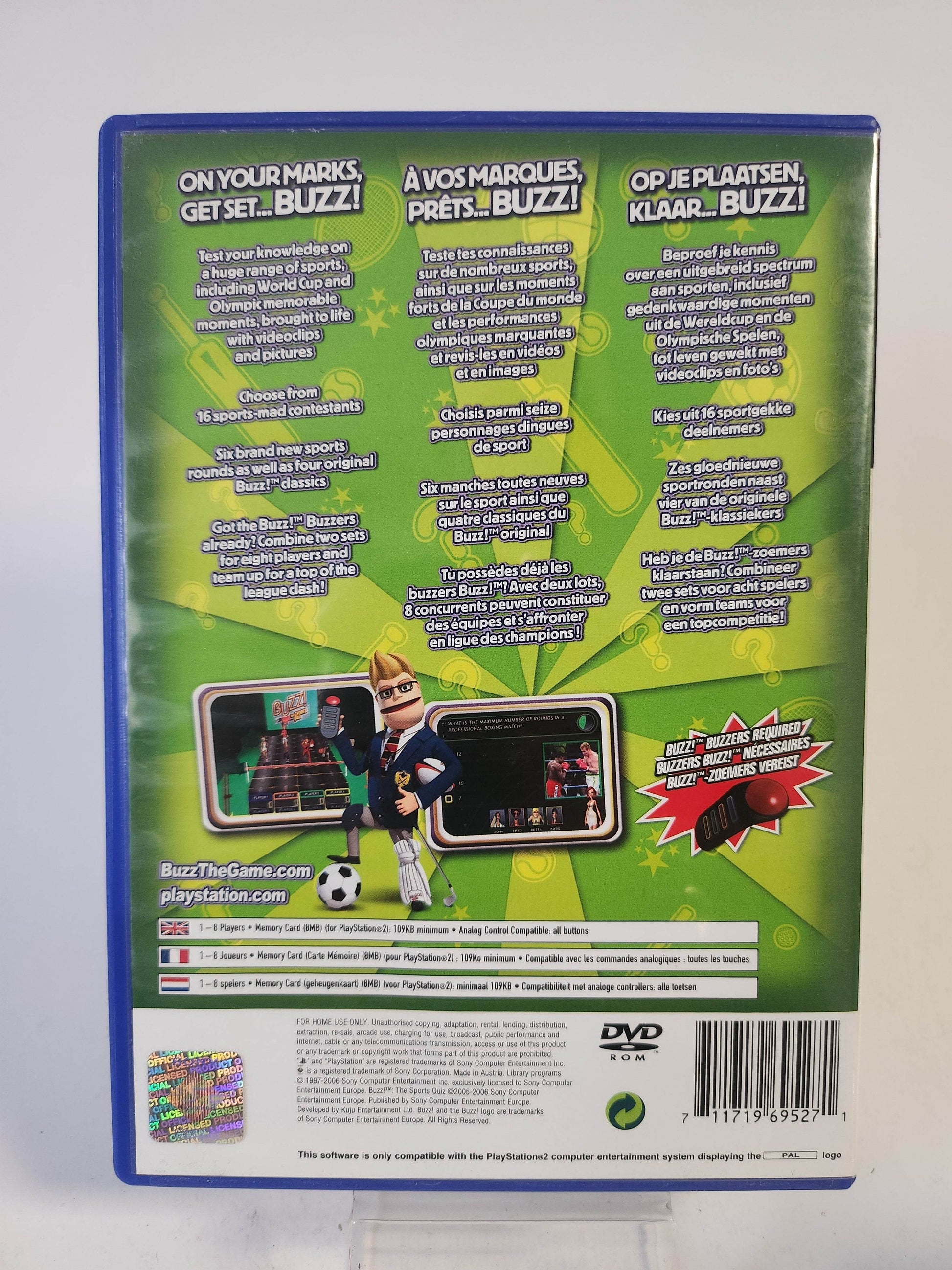 Buzz The Sports Quiz ( No Book) Playstation 2 - Feniks Gameshop