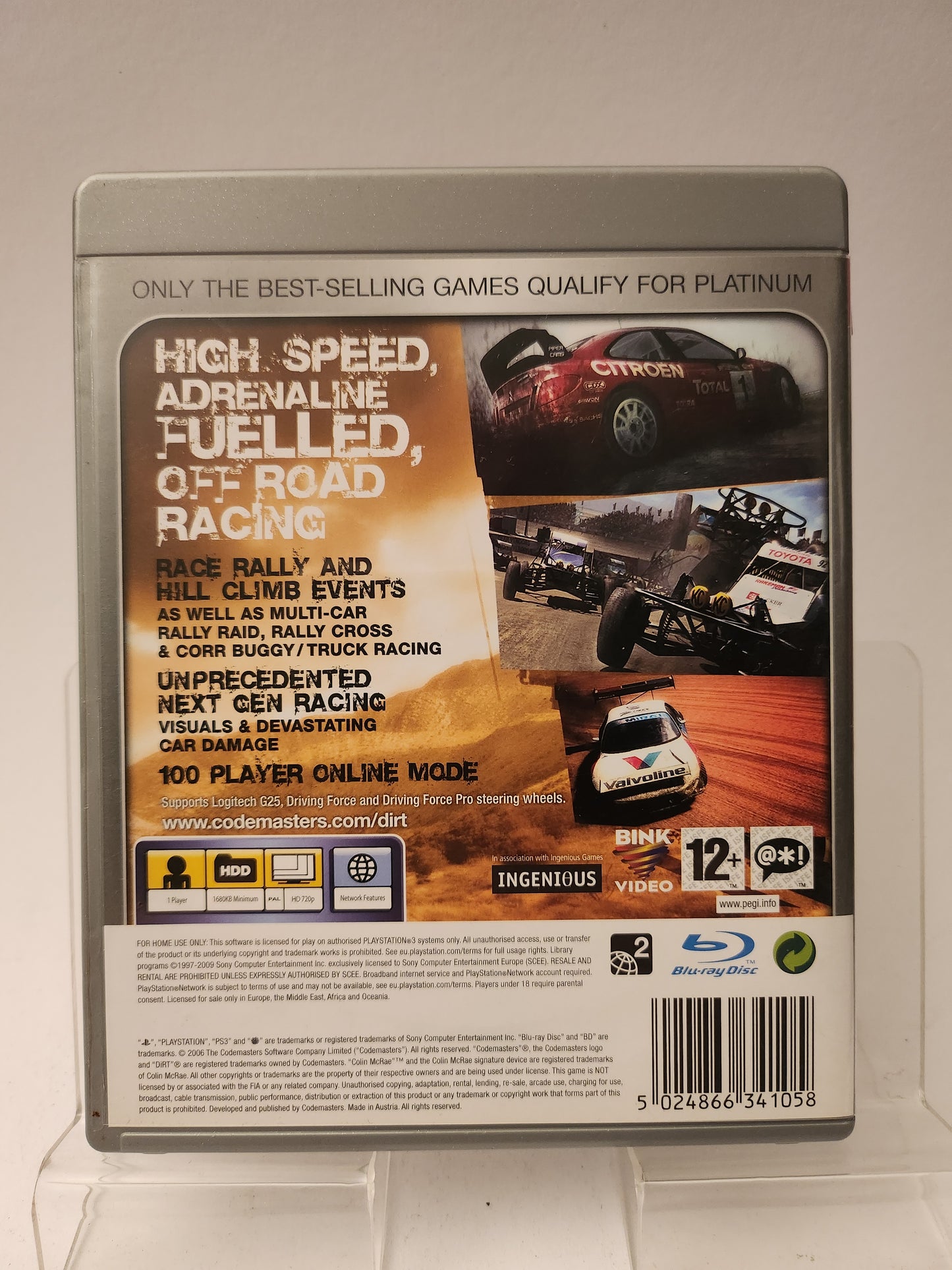 Colin McRae Dirt Platinum Playstation 3