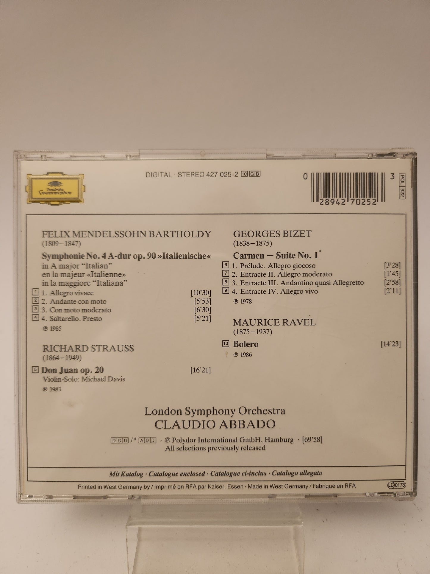 Claudio Abbado CD