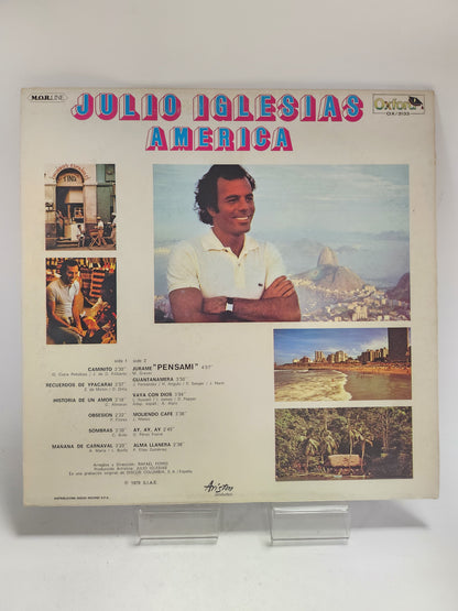 Julio Iglesias: America LP Vinyl