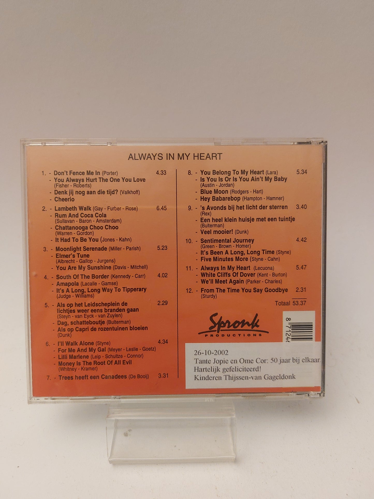 Joep Peters Trio: Always in my Heart 2 CD