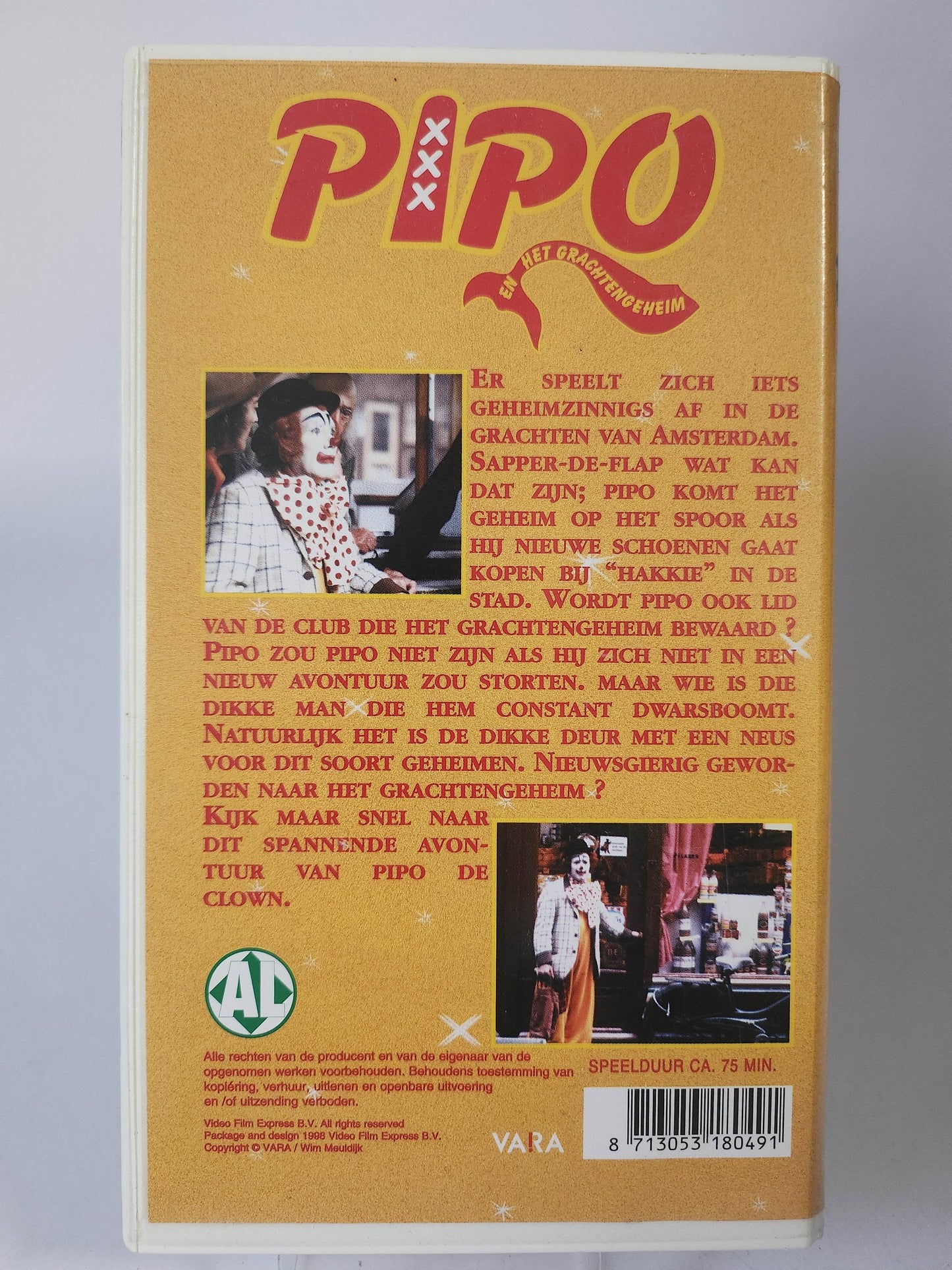 Pipo en het Grachtengeheim VHS Kids - Feniks Gameshop