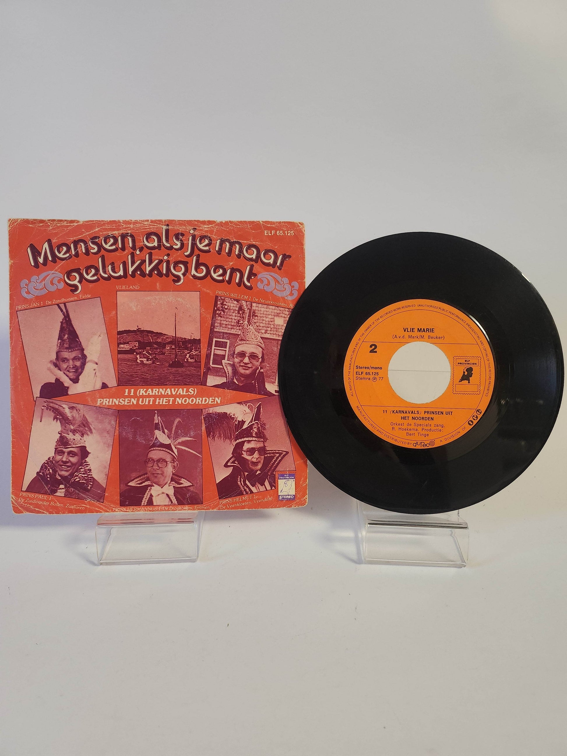 11 Prinsen uit het Noorden: Mensen, als je maar Gelukkig Bent Single Vinyl - Feniks Gameshop