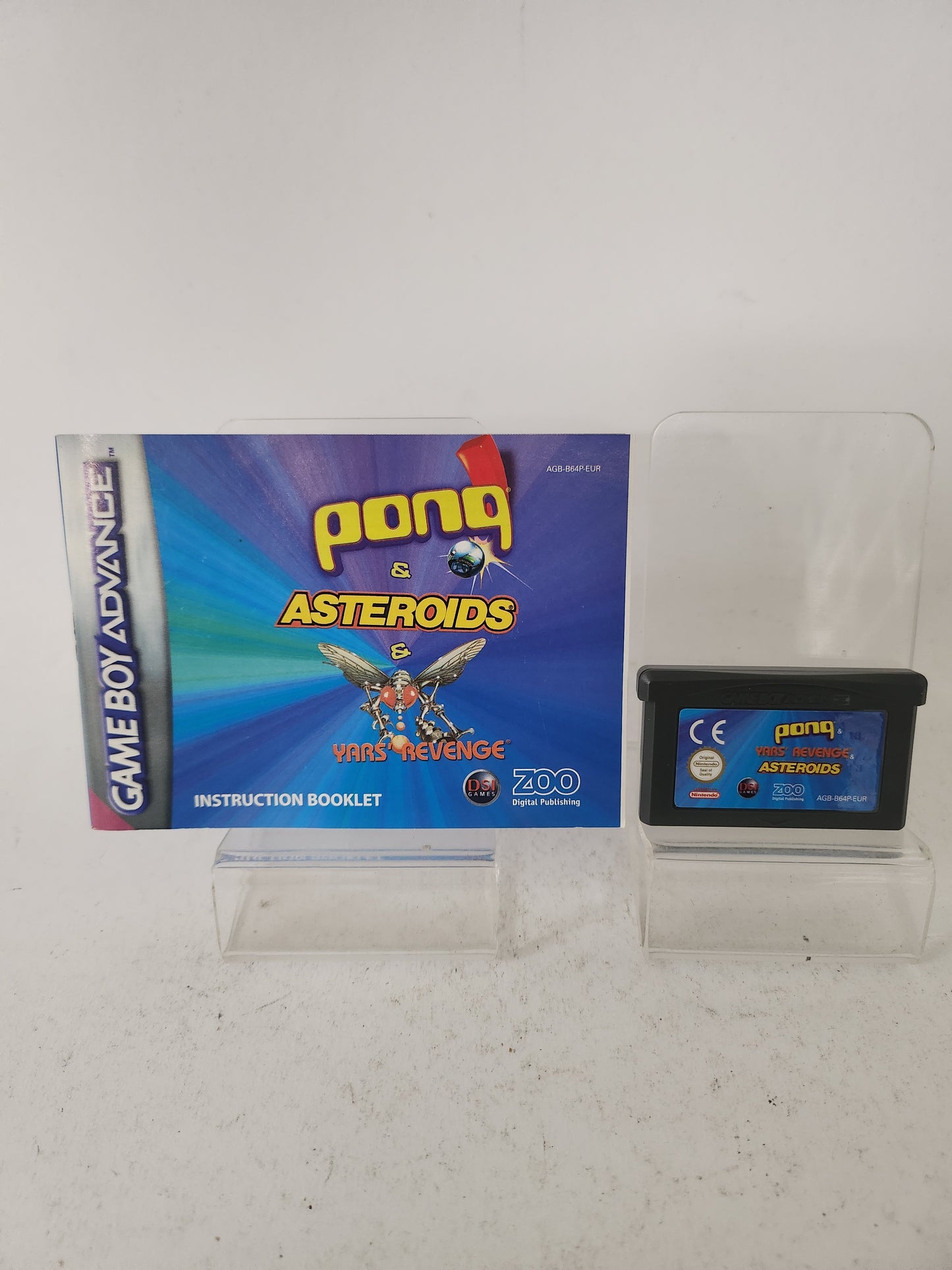 Pong & Asteroids & Yars' Revenge Boxed Game Boy Advance