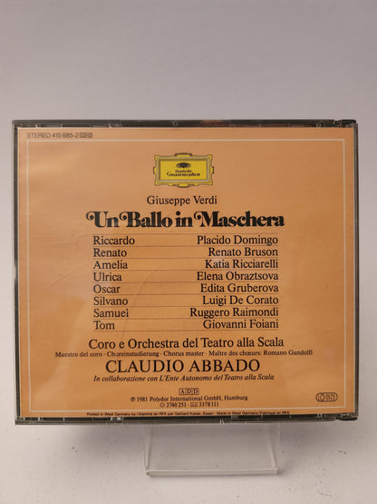 Giuseppe Verdi: Un Ballo in Maschera CD