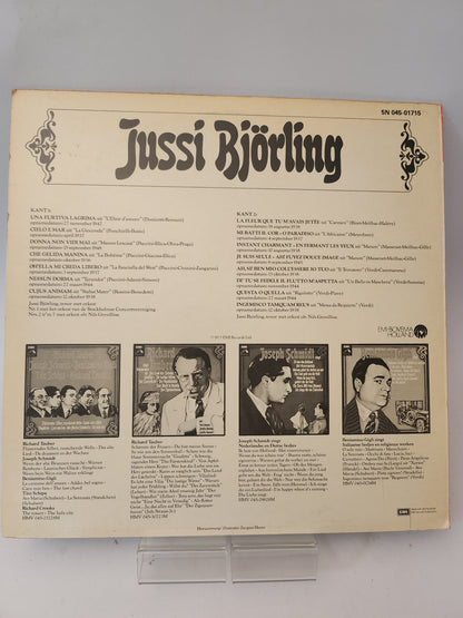 Jussi Björling zingt Aria's van.... LP Vinyl