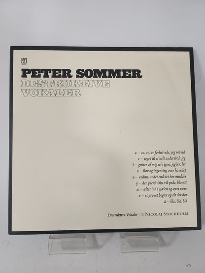 Peter Sommer: Destruktive Vokaler LP Vinyl