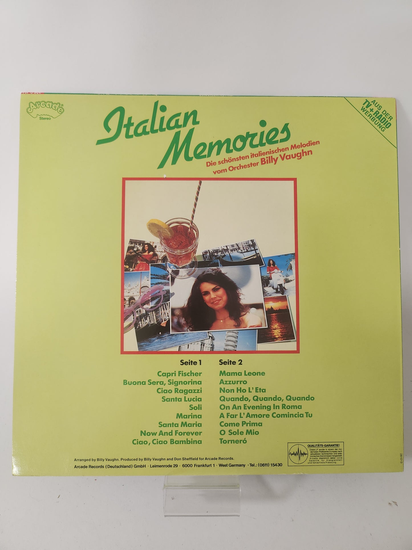 Italian Memories LP Vinyl