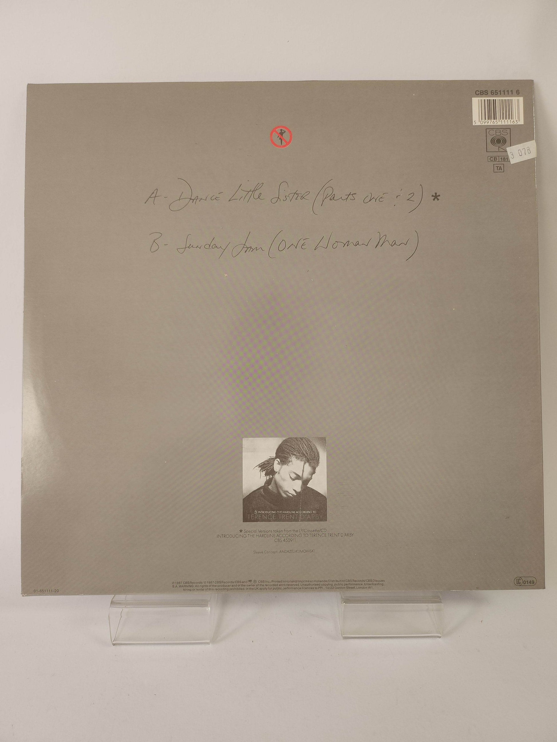 Terence Trent D'Arby: Dance Little Sister LP Vinyl - Feniks Gameshop