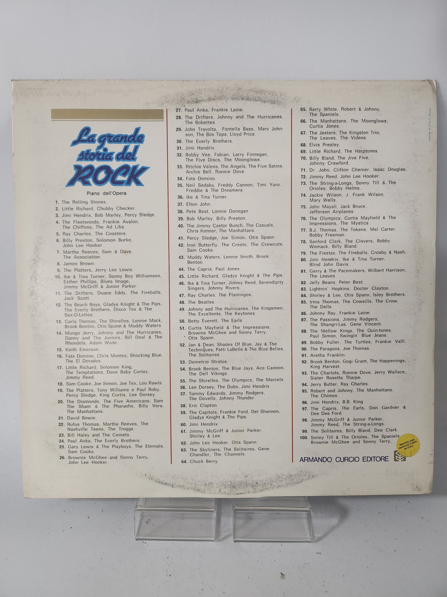 La Grande Storia del Rock 22 LP Vinyl