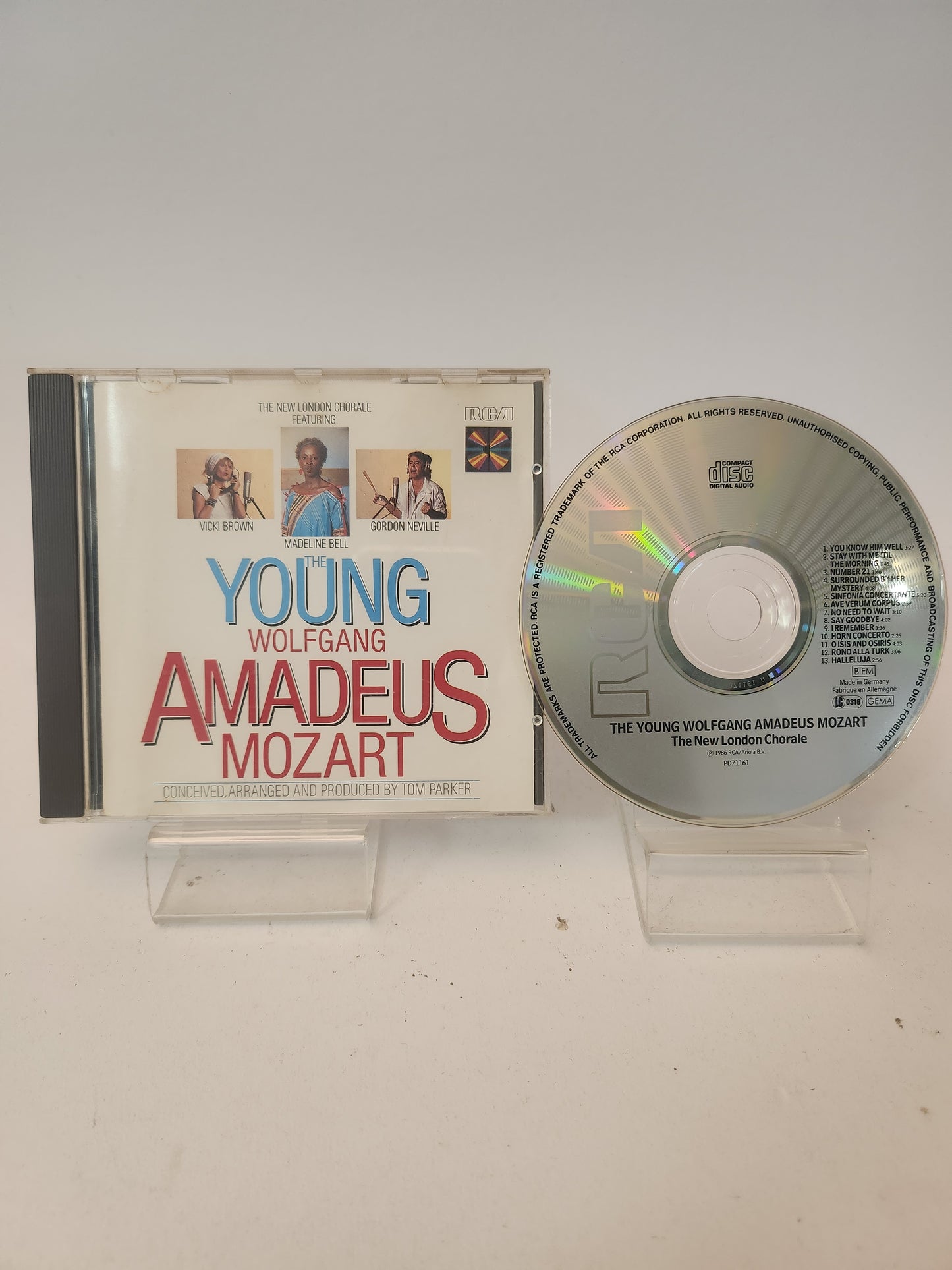 Young Wolfgang Amadeus Mozart: the New London Chorale CD