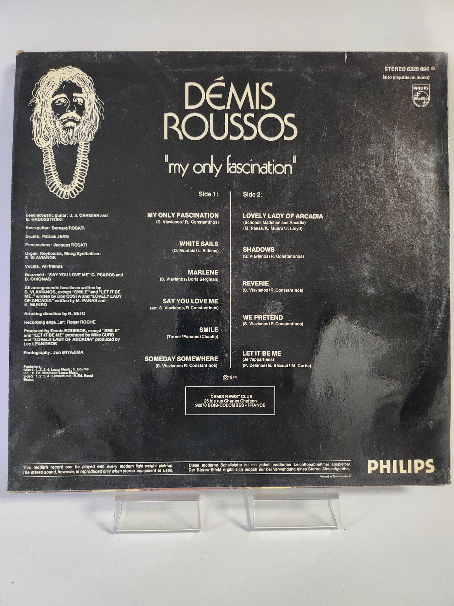 Demis Roussos: My Only Fascination LP Vinyl - Feniks Gameshop