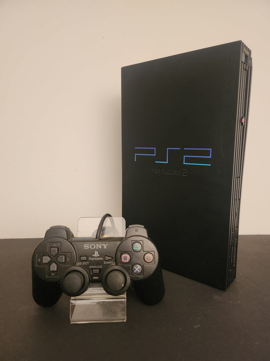 Zwarte Phat Playstation 2 (SCPH-30004) + Orginele Controller