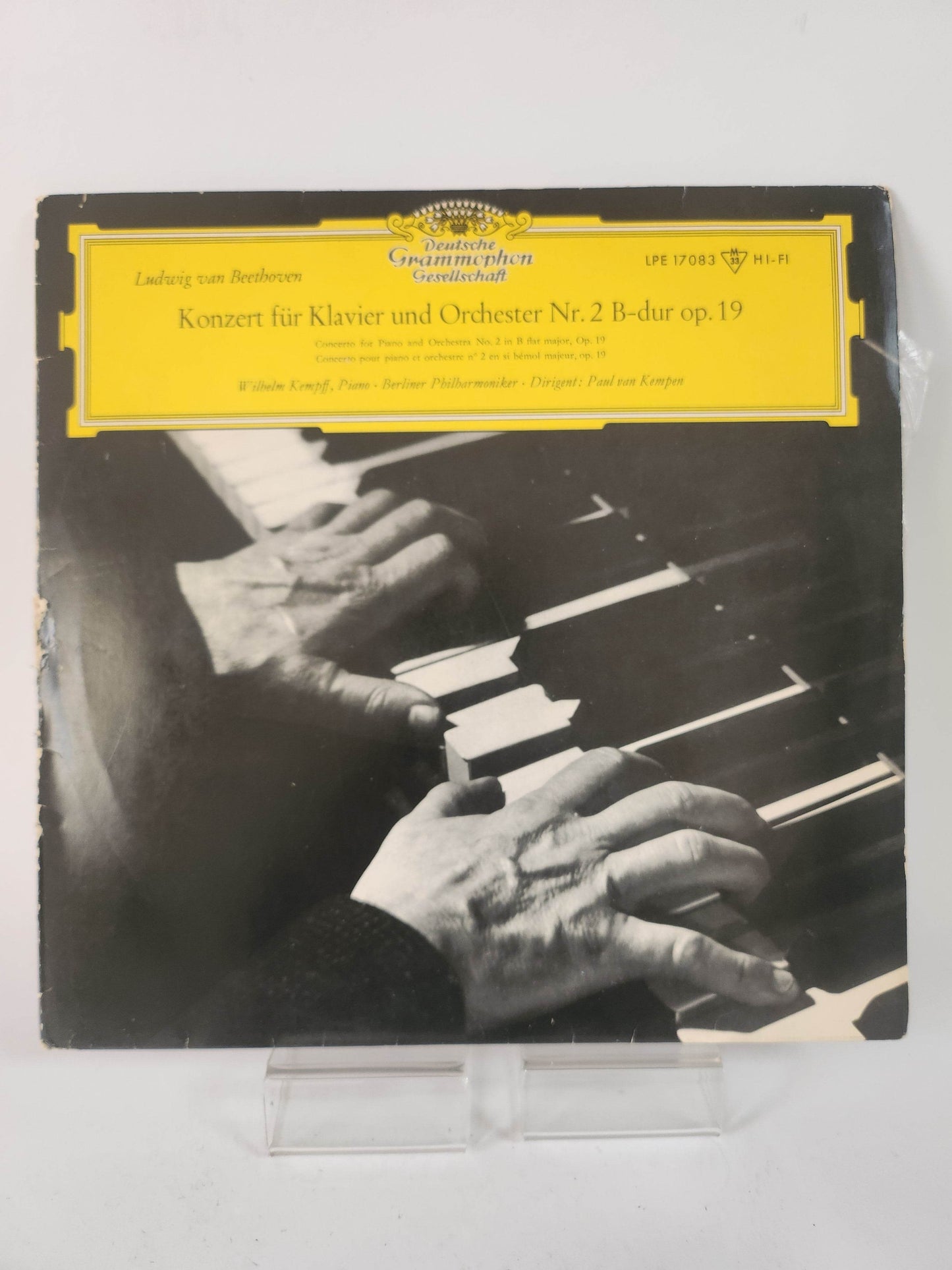 Deutsche Grammophon Gesellschaft: Konzert fur Klavier und Orchester Nr2 B-dur op.19 LP Vinyl - Feniks Gameshop