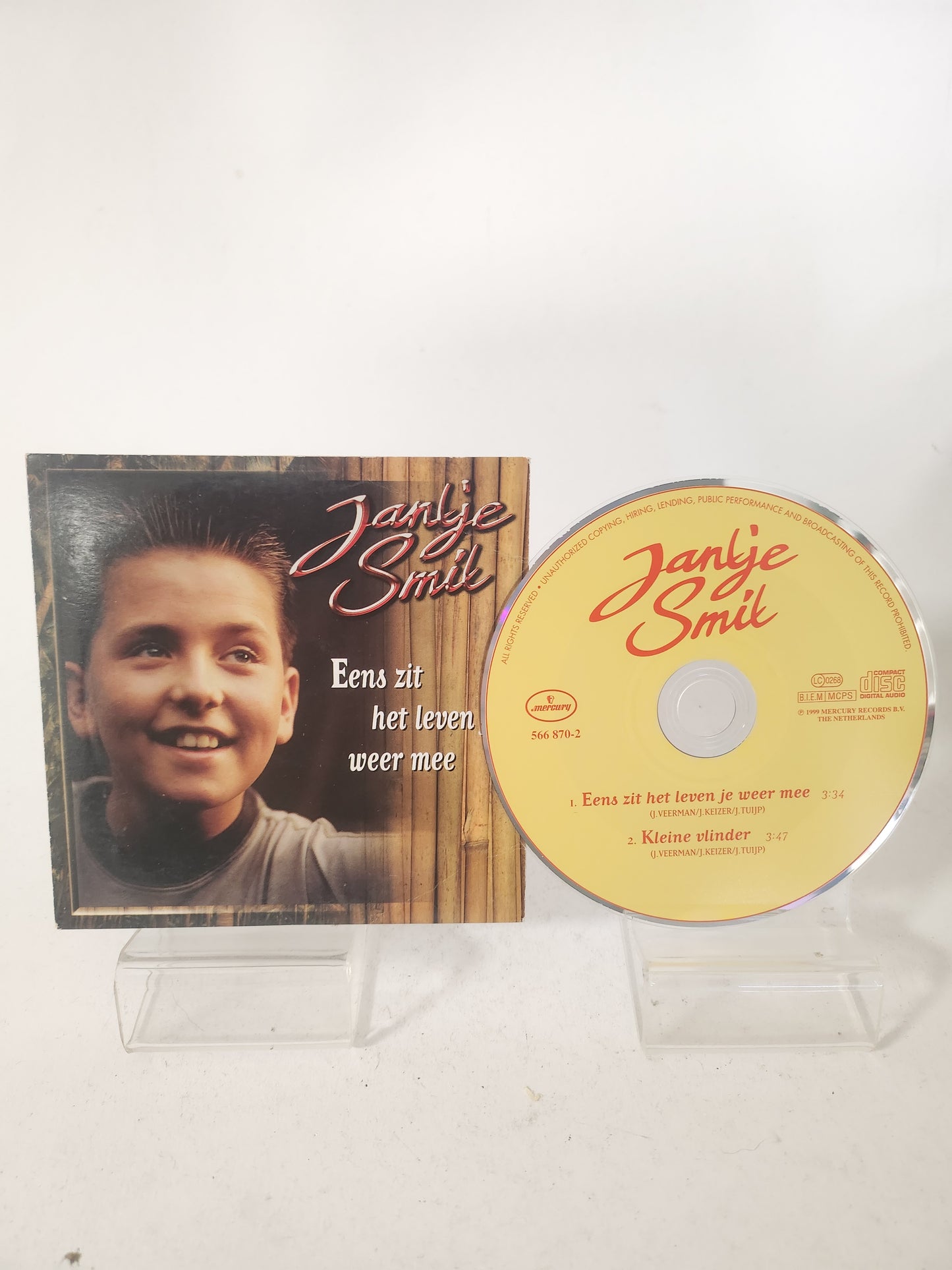 Jantje Smit: Eens Zit Het Leven je weer Mee CD Single