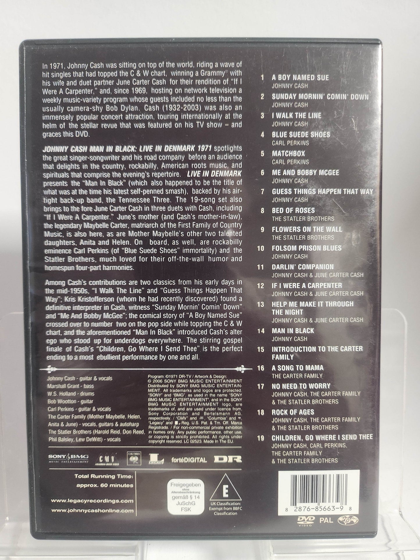 Johnny Cash Live in Denmark DVD - Feniks Gameshop