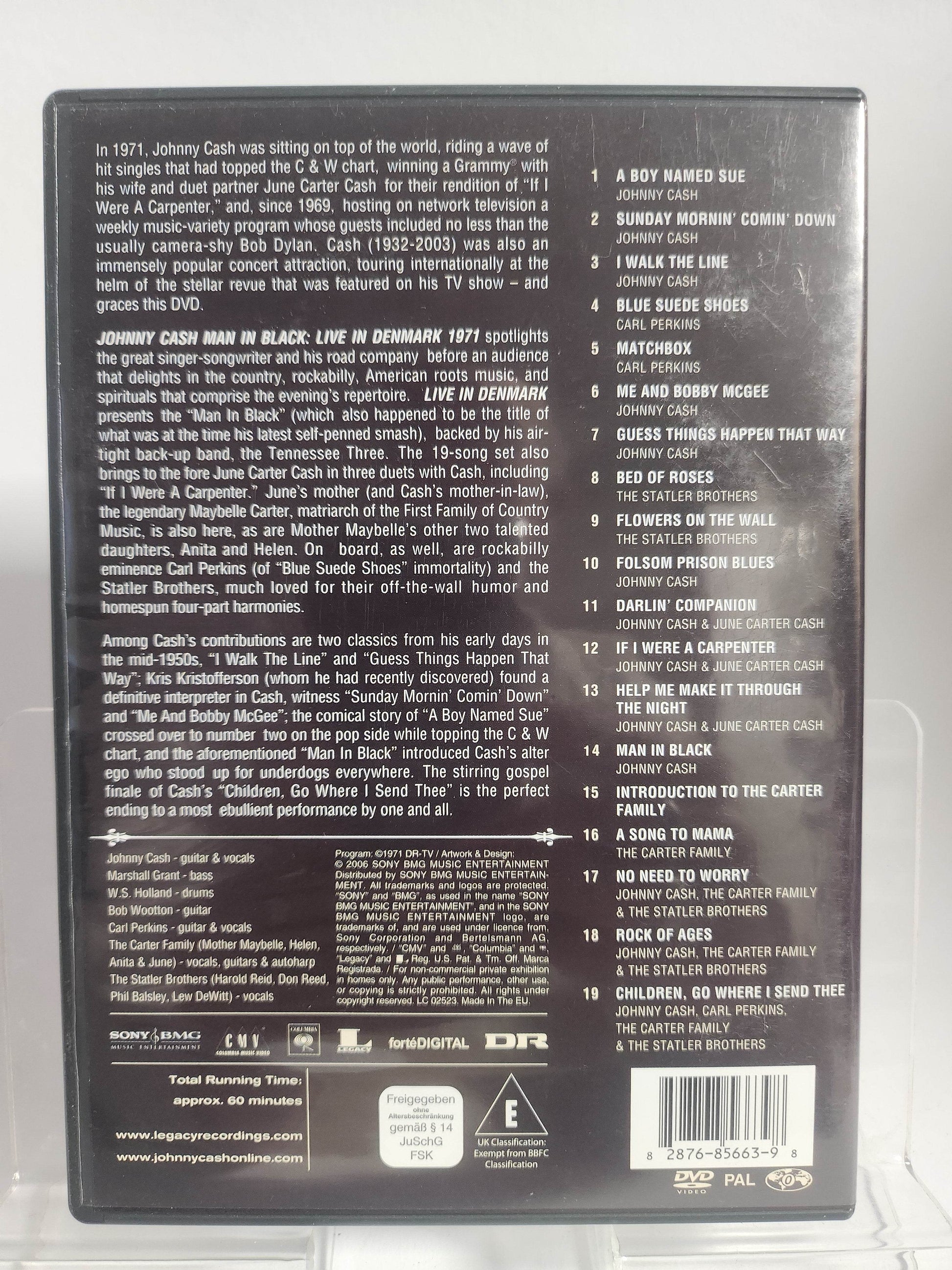 Johnny Cash Live in Denmark DVD - Feniks Gameshop