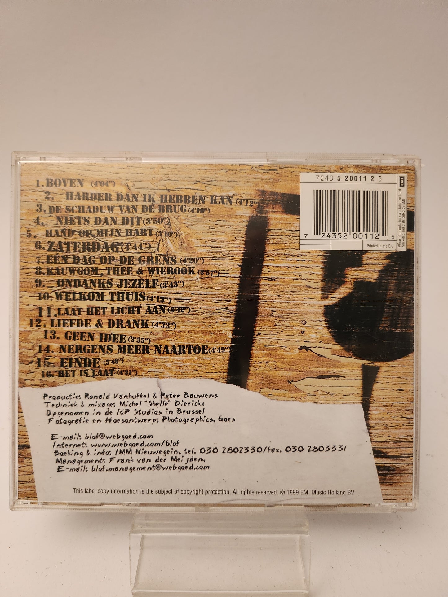 Blof: Boven CD