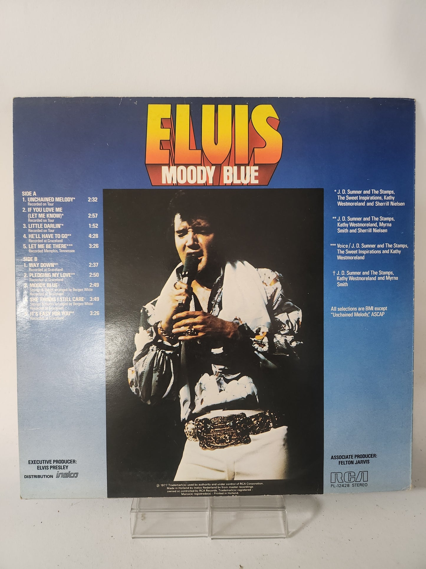 Moody Blue: Elvis LP Vinyl