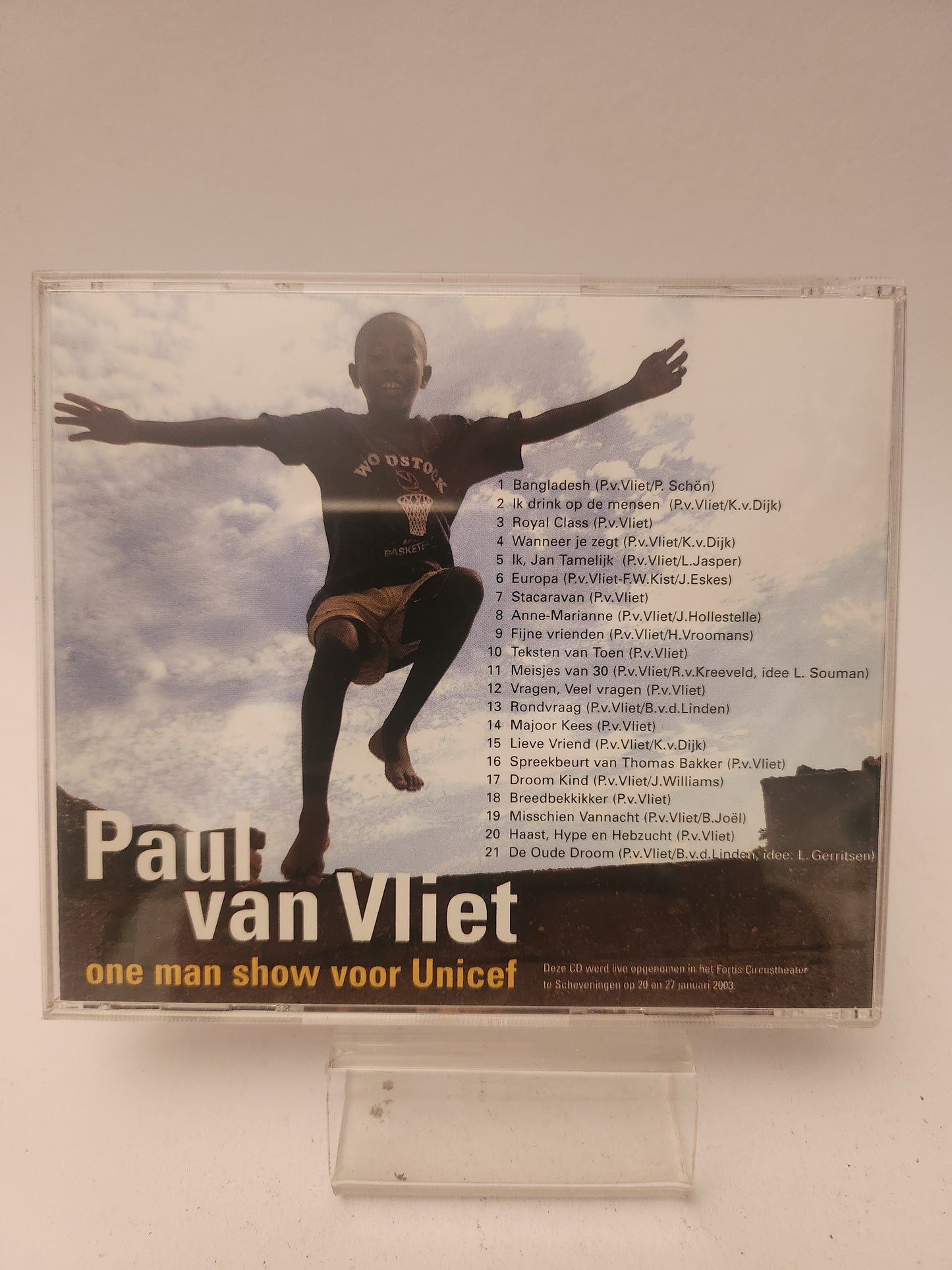 Paul van Vliet: One Man Show voor Unicef CD