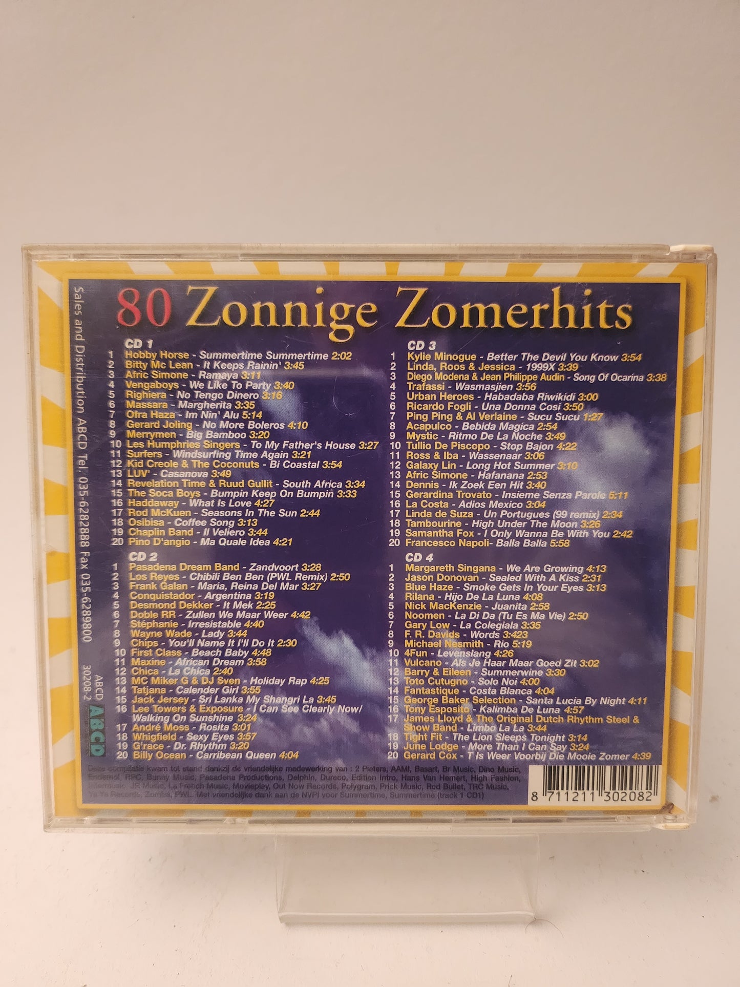 80 Zonnige Zomerhits CD