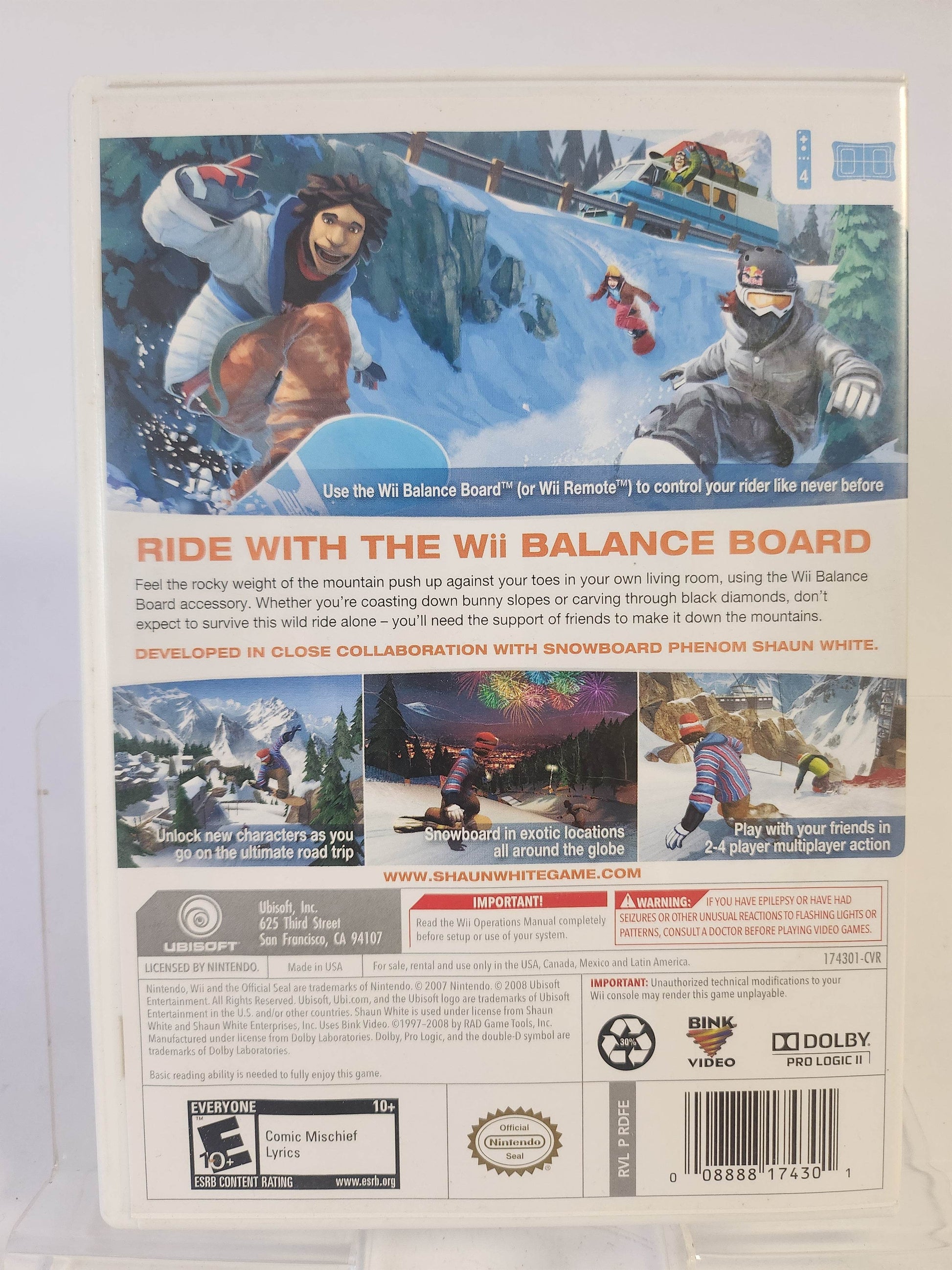 Shaun White Snowboarding Road Trip Nintendo Wii - Feniks Gameshop