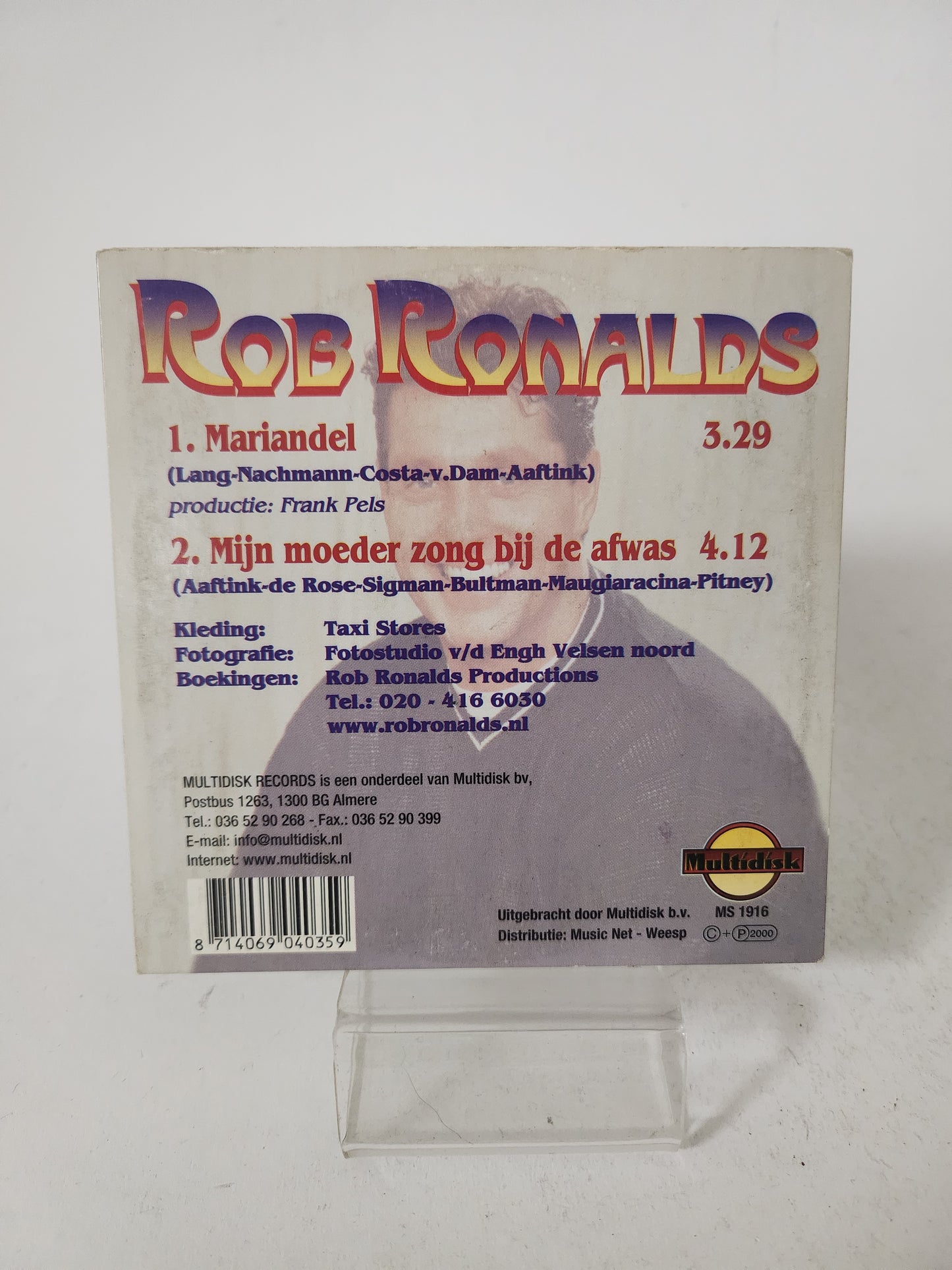 Rob Ronalds: Mariandel CD Single