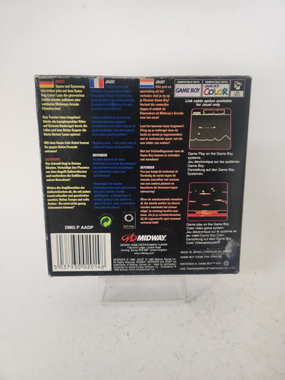 Joust Defender Arcade Hits CIB Game Boy Color