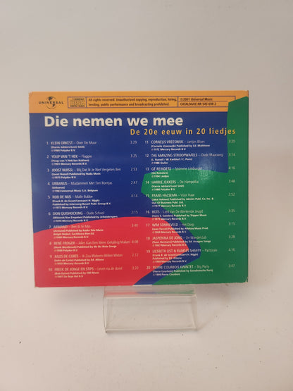 Die nemen We Mee: de 20ste Eeuw in 20 Liedjes CD