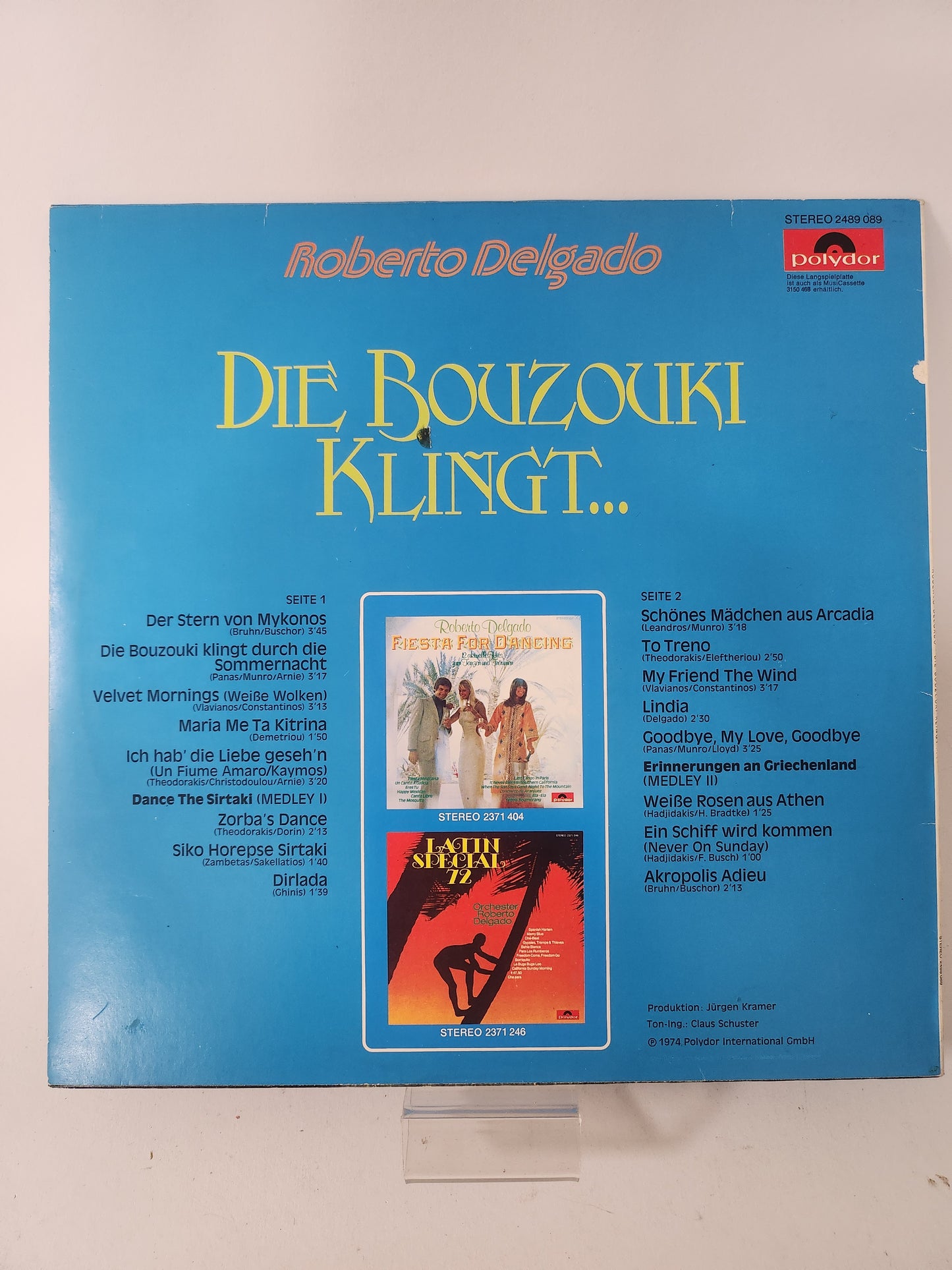 Die Bouzouki Klingt: Roberto Delgado LP Vinyl