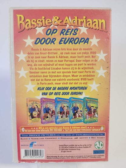 Bassie & Adriaan op Reis door Europa 2 VHS - Feniks Gameshop