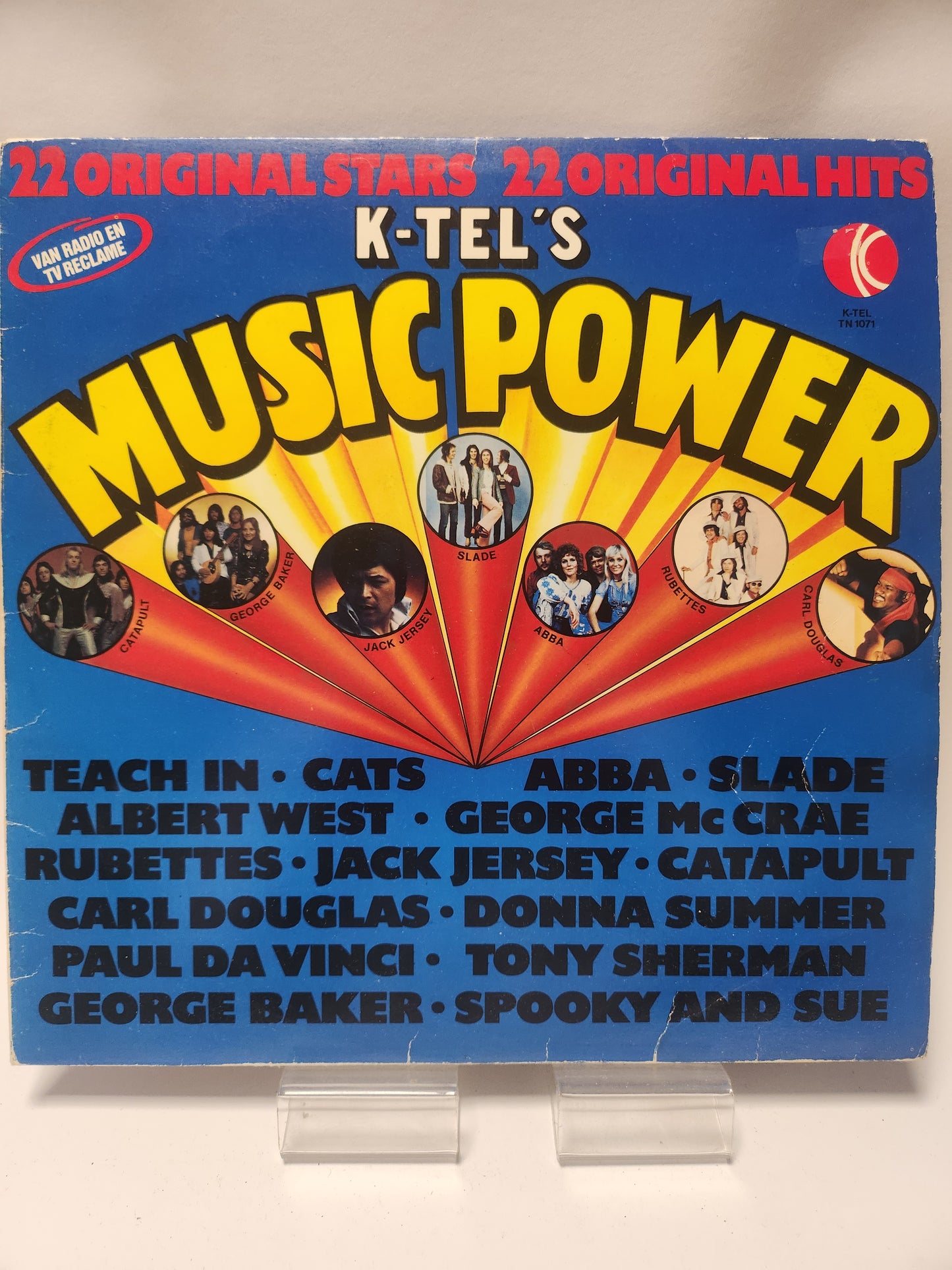 K-Tel's Music Power 22 Original Hits LP Vinyl