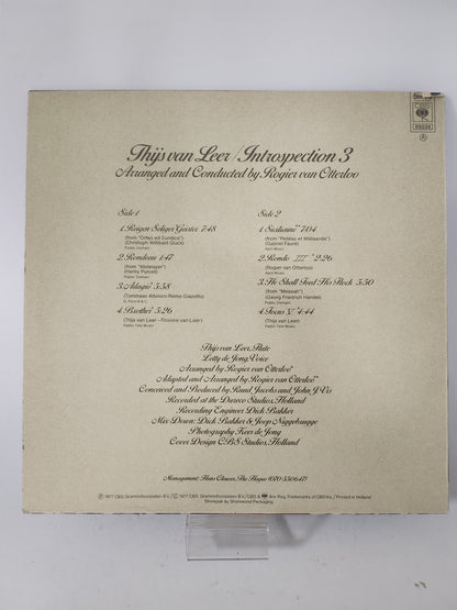 Introspection 3: Thijs van Leer LP Vinyl