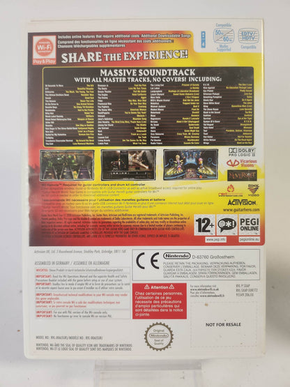 Guitar Hero World Tour (No Book) Nintendo Wii - Feniks Gameshop