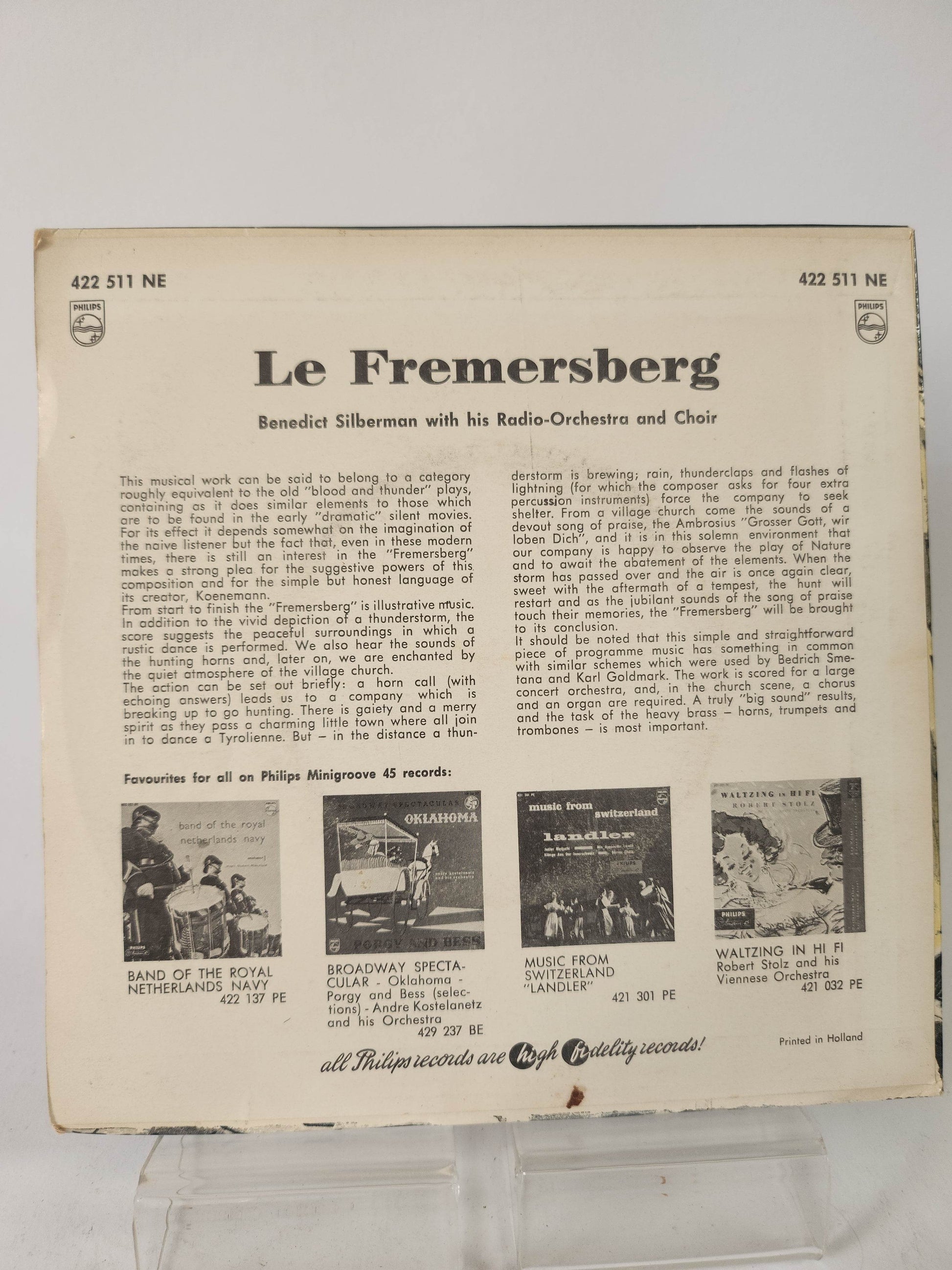 Fremersberg Single Vinyl - Feniks Gameshop