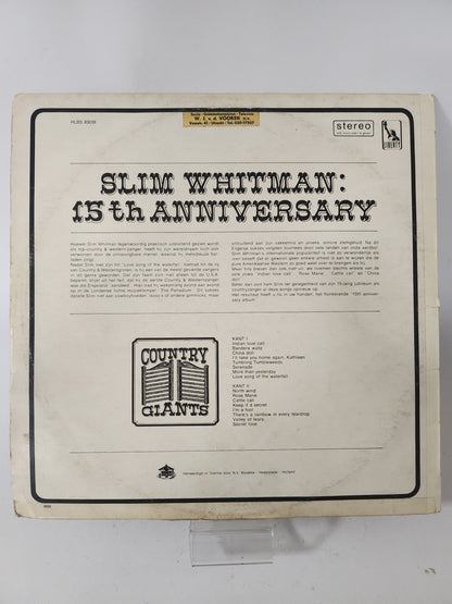 15th Anniversary: Slim Whitman LP Vinyl
