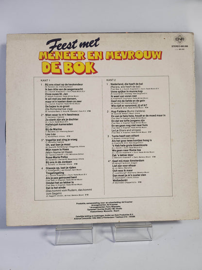 Feest met Meneer en Mevrouw de Bok LP Vinyl - Feniks Gameshop