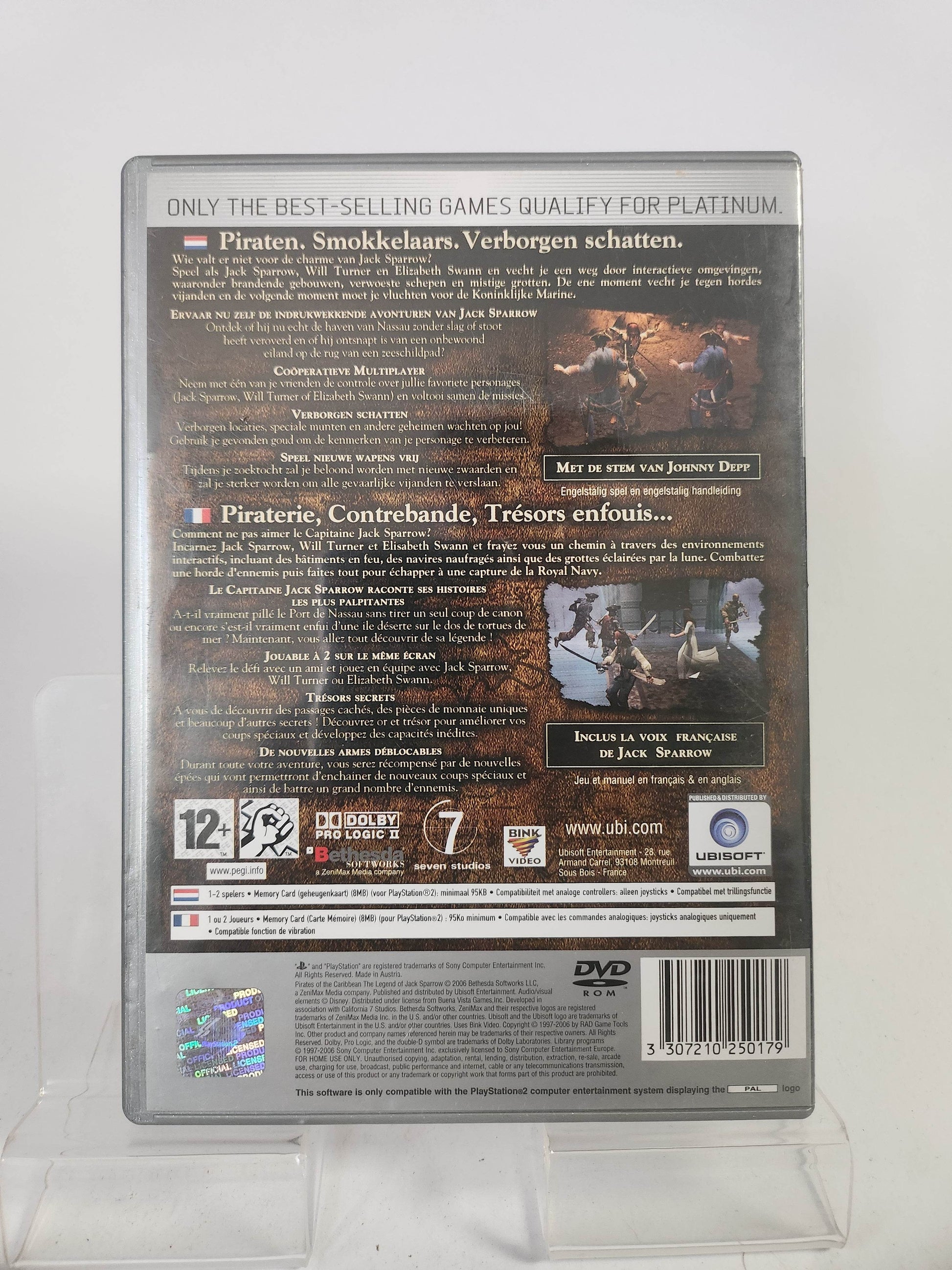 Pirates of the Caribbean Legend of Jack Sparrow Platinum PS2 - Feniks Gameshop