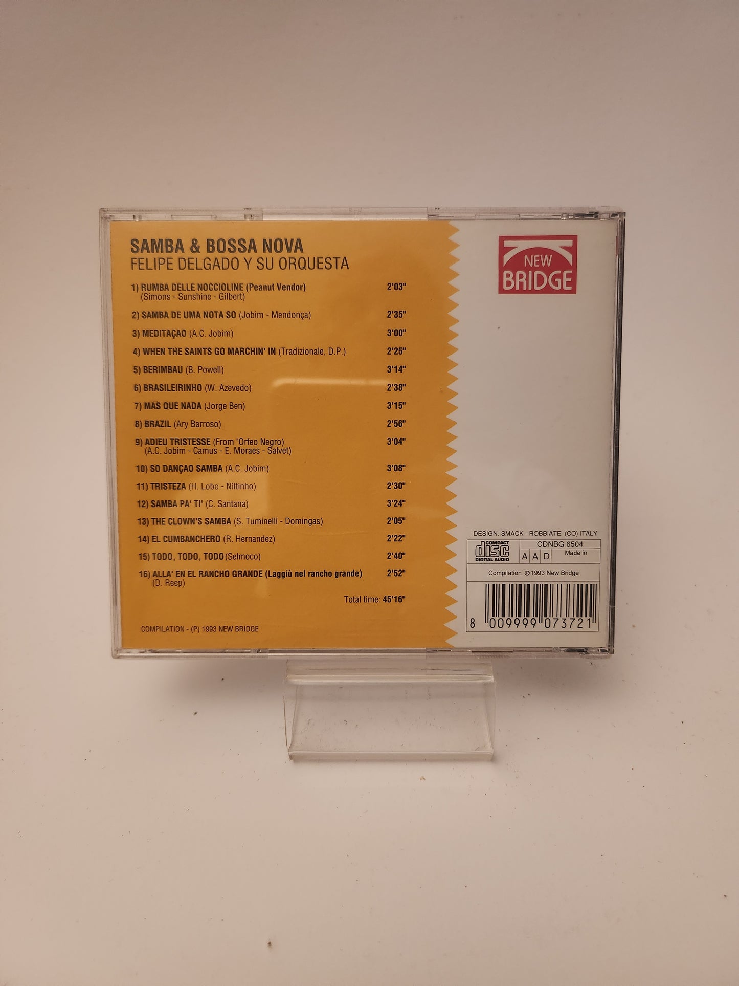 Samba & Bossa Nova: Felipe Delgado Y Su Orquestra CD