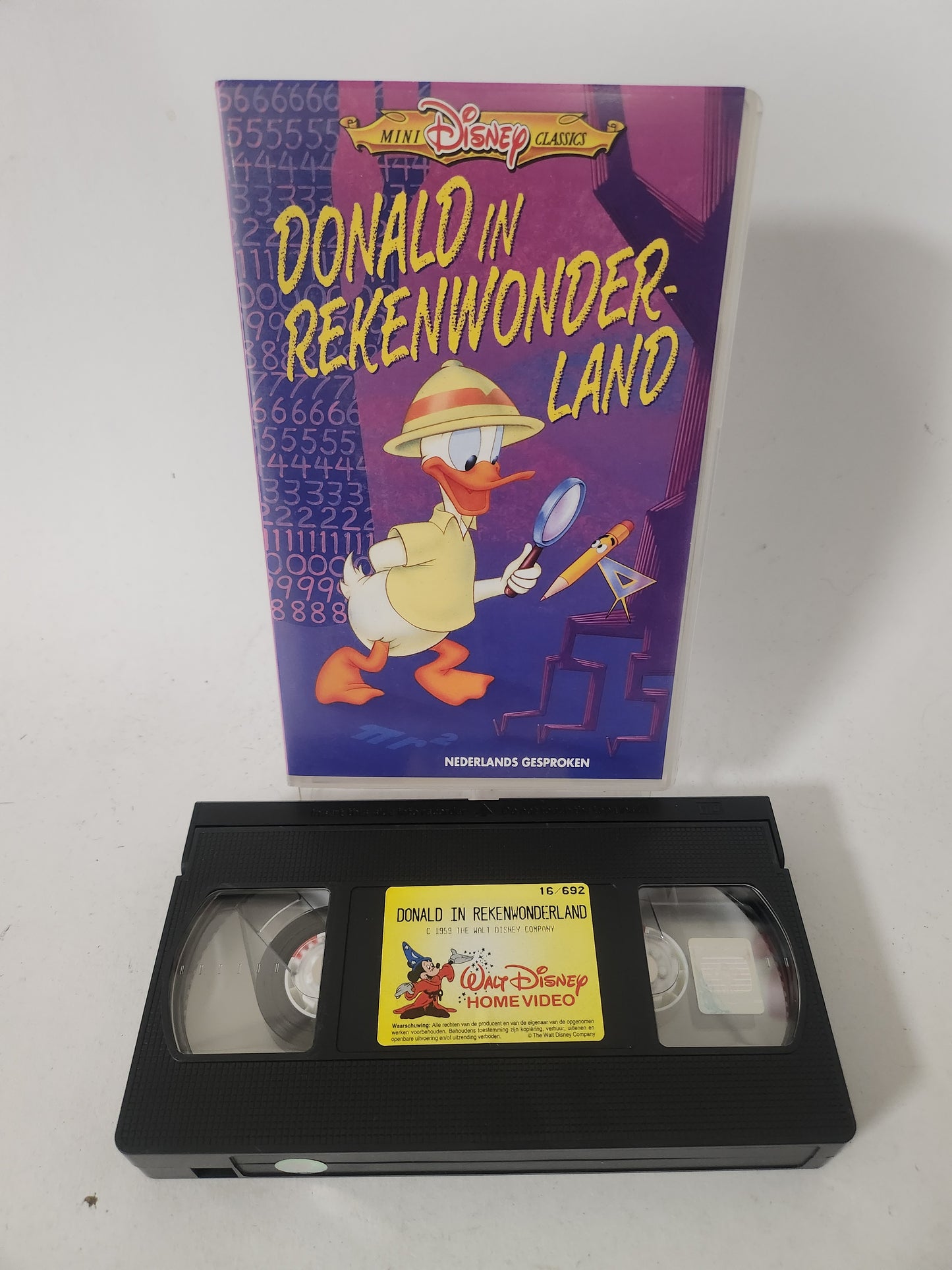 Donald in Rekenwonderland VHS Kids