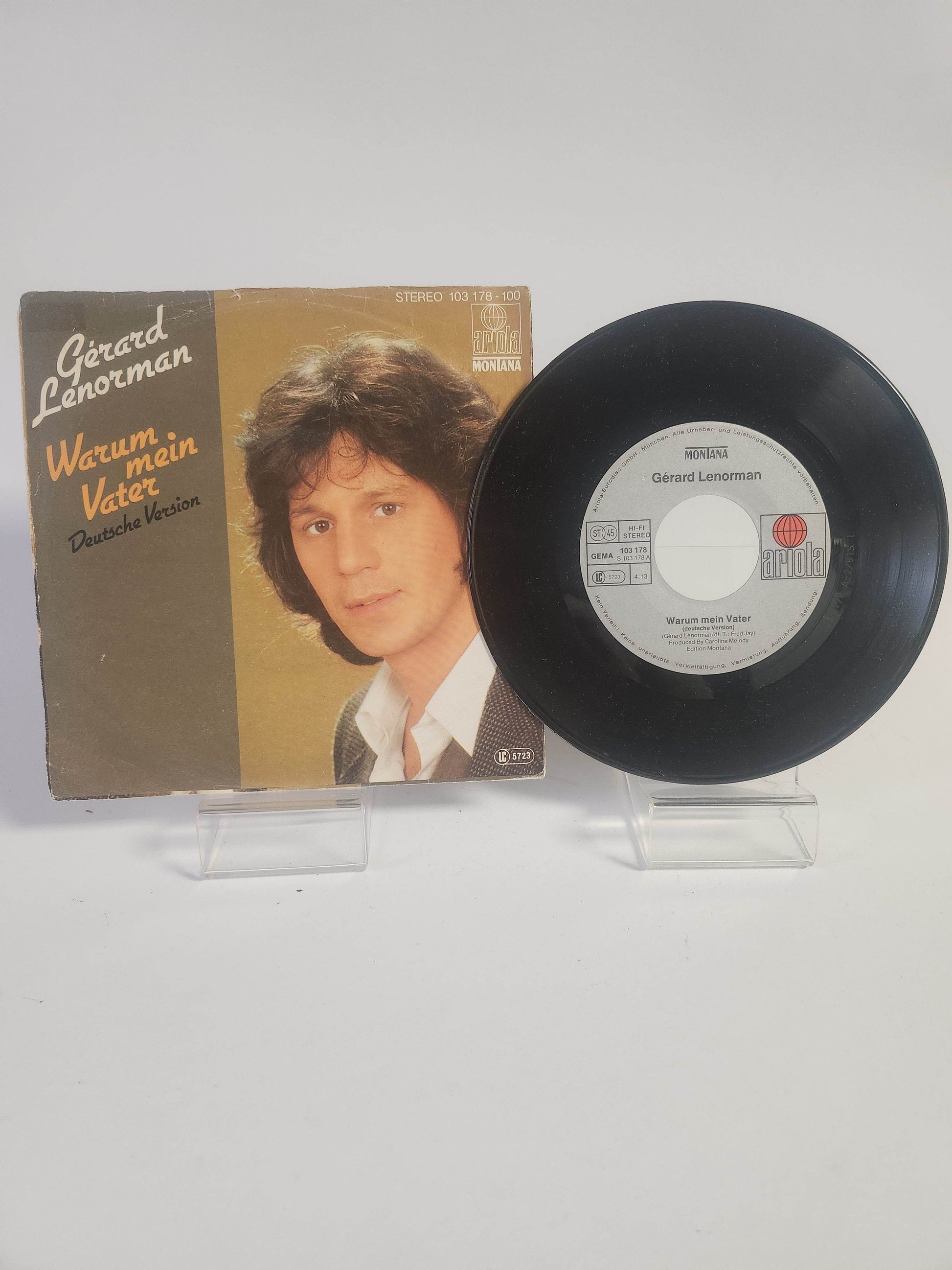 Gérard Lenorman: Warum mein Vater Single Vinyl - Feniks Gameshop