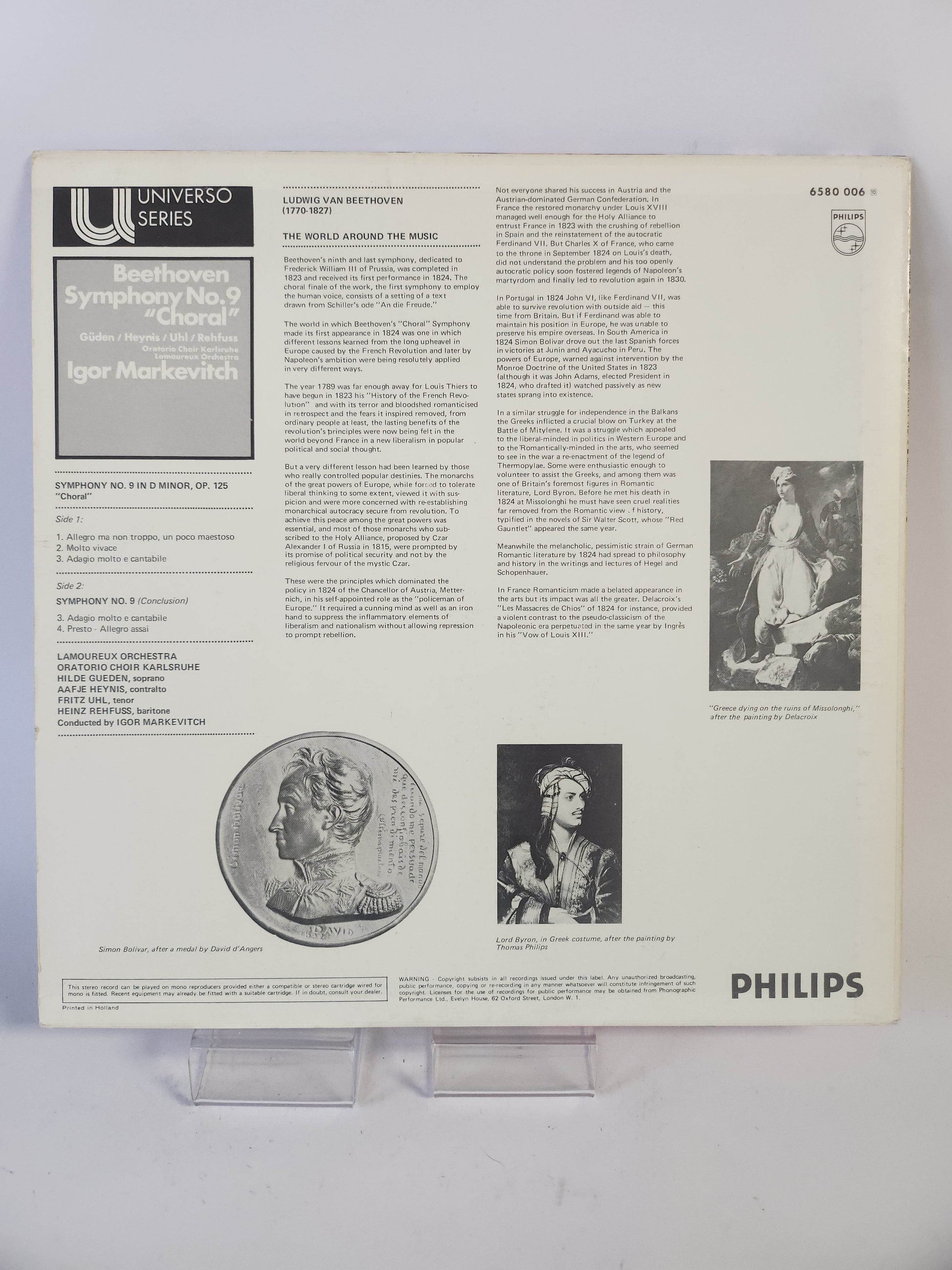 Igor Markevitch: Beethoven Symphony No.9 Choral LP Vinyl - Feniks Gameshop