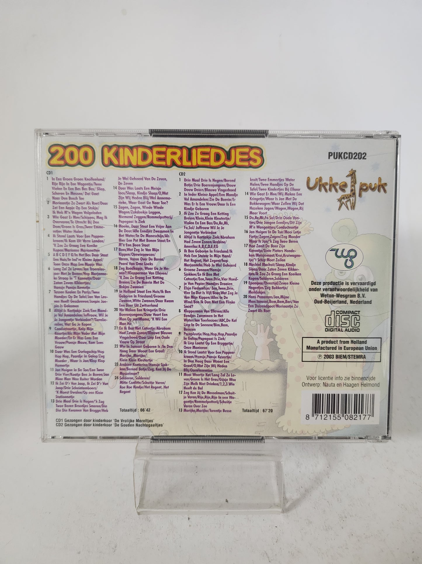 200 Kinderliedjes Dubbel CD